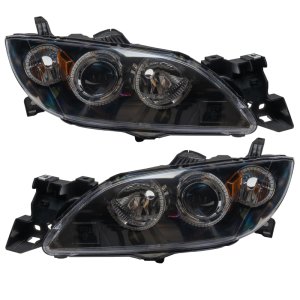 Mazda 3 Headlight Assemblies - ORACLE Lighting - SMD Halogen Style - White - `04-`09